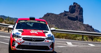 Liam Müller auf Platz 6 in der Junior ERC-Wertung bei der Rally Islas Canarias