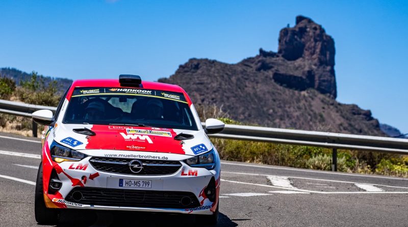 Liam Müller auf Platz 6 in der Junior ERC-Wertung bei der Rally Islas Canarias
